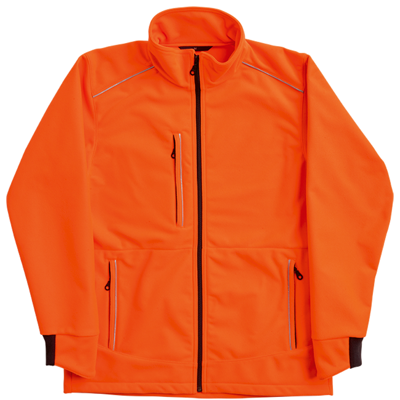 Veste anti-froid-Flees CLIMASOFT orange vif Gr. XL