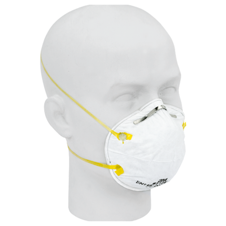 Masque de protection respiratoire 3M FFP1 8710 sans valve d'expiration / boîte de 20 pièces. 