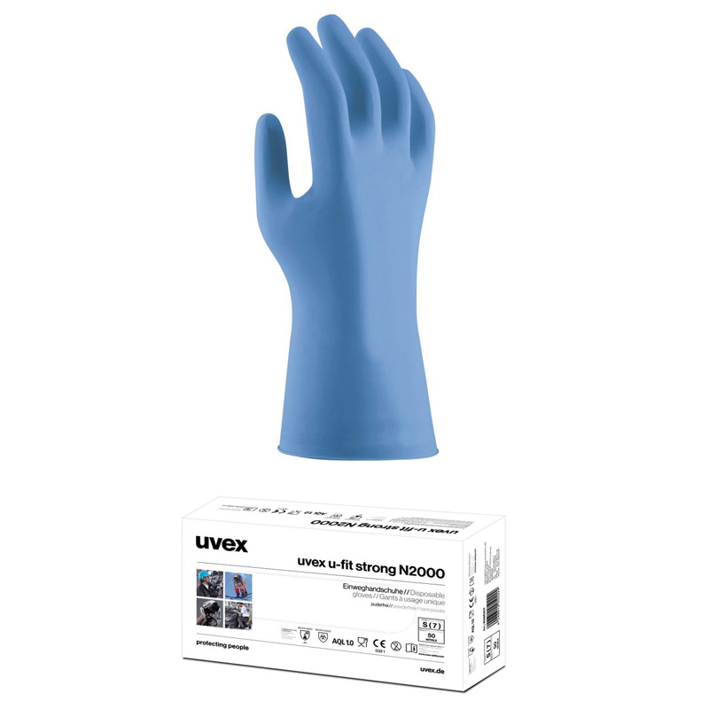 gant de protection contre les produits chimiques uvex u-fit strong N2000 Gr. XL