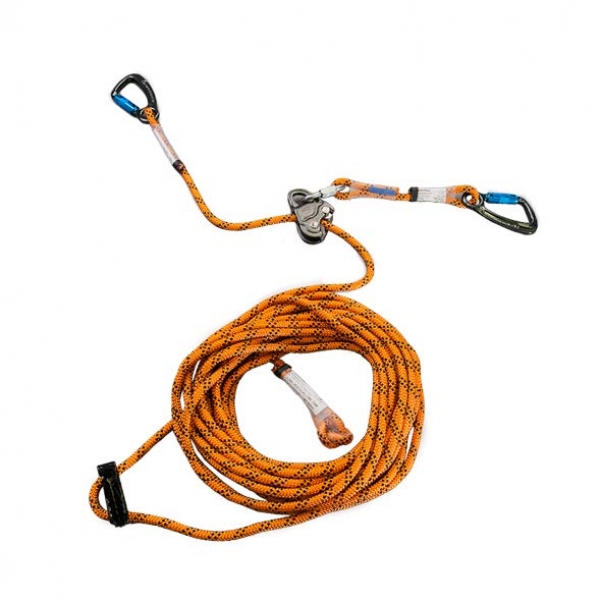 Ligne de vie verticale à dispositif d’arrêt de chute 20m Ligne de vie verticale à dispositif d’arrêt de chute 20m