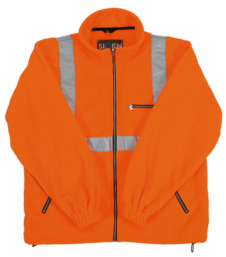 Veste de sécurité en thermovelours REIMS orange vif Gr.XL