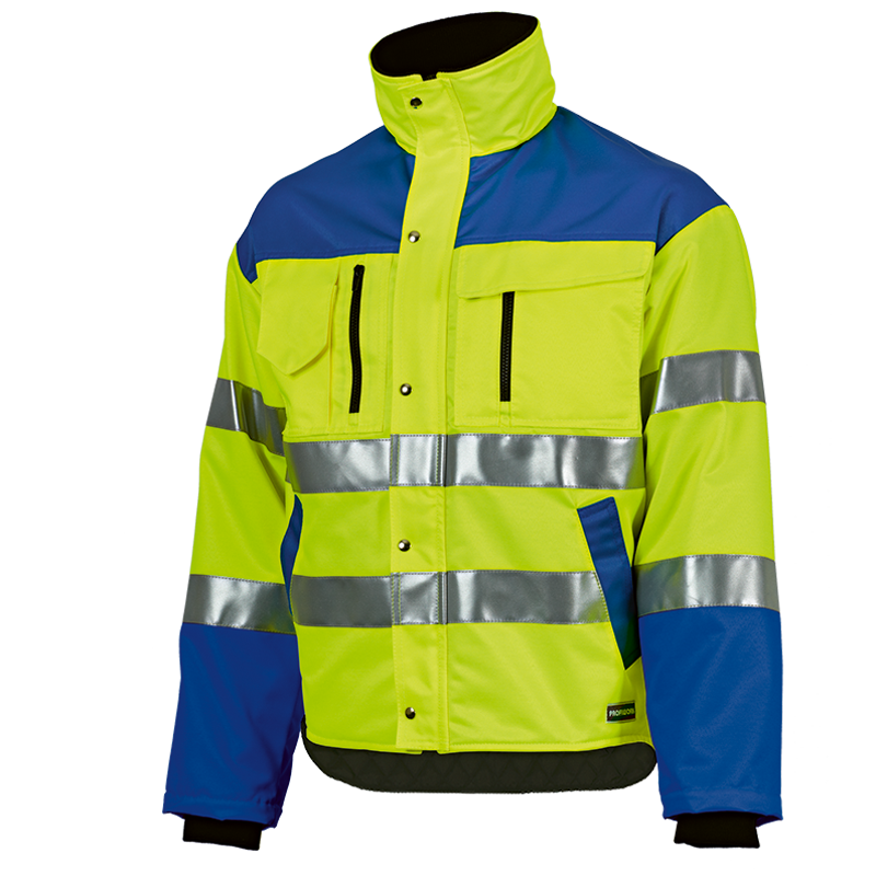 Vestes de sécurité d‘hiver PROFIWORK INVERNO jaune vif/bleu Gr. M