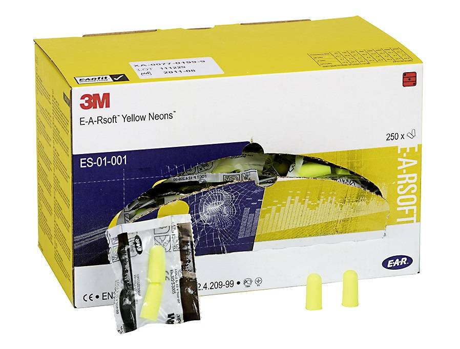 3M EARSOFT NEONS Bouchons 36dB 3M EARSOFT NEONS Bouchons 36dB