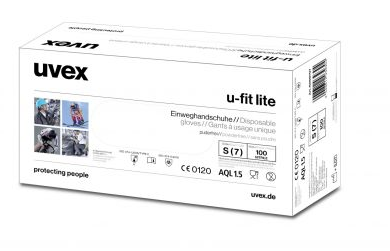 Gants à usage unique uvex u-fit lite Gr S