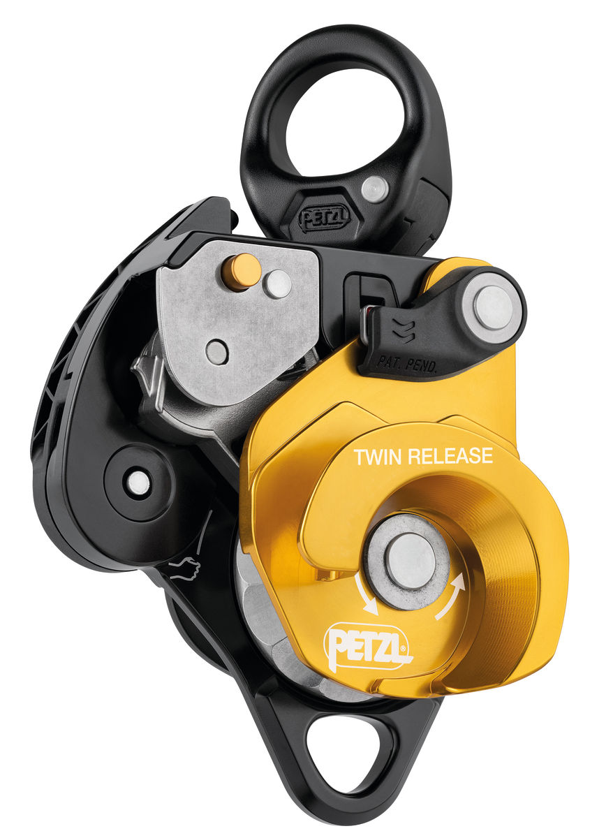 Petzl Twin Release Poulie-bloqueur double Petzl Twin Release Poulie-bloqueur double