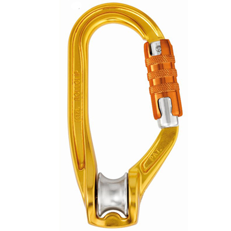 Petzl Rollclip A Karabiner mit Seilrolle
