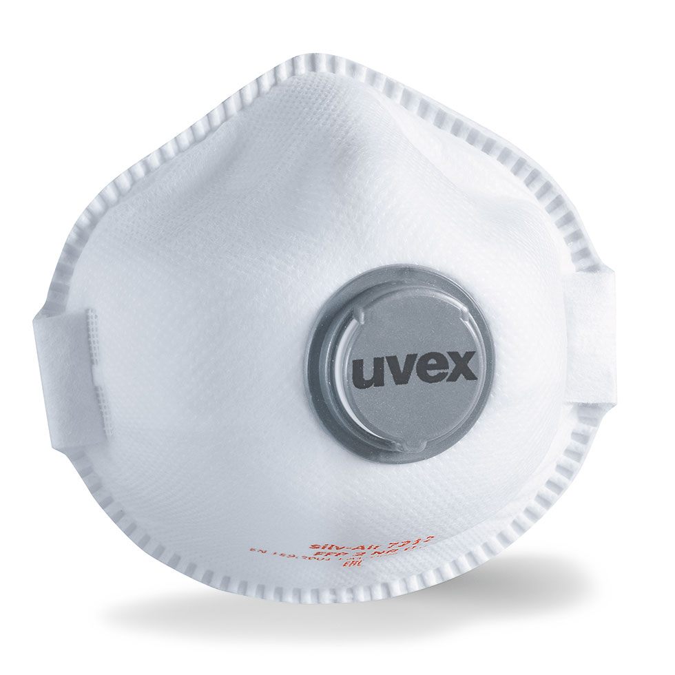 Masque coque de protection respiratoire FFP2 uvex silv-Air e 7212