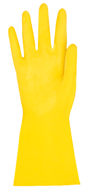 Gants de protection VITAL 117 latex nature jaune Gr. 9