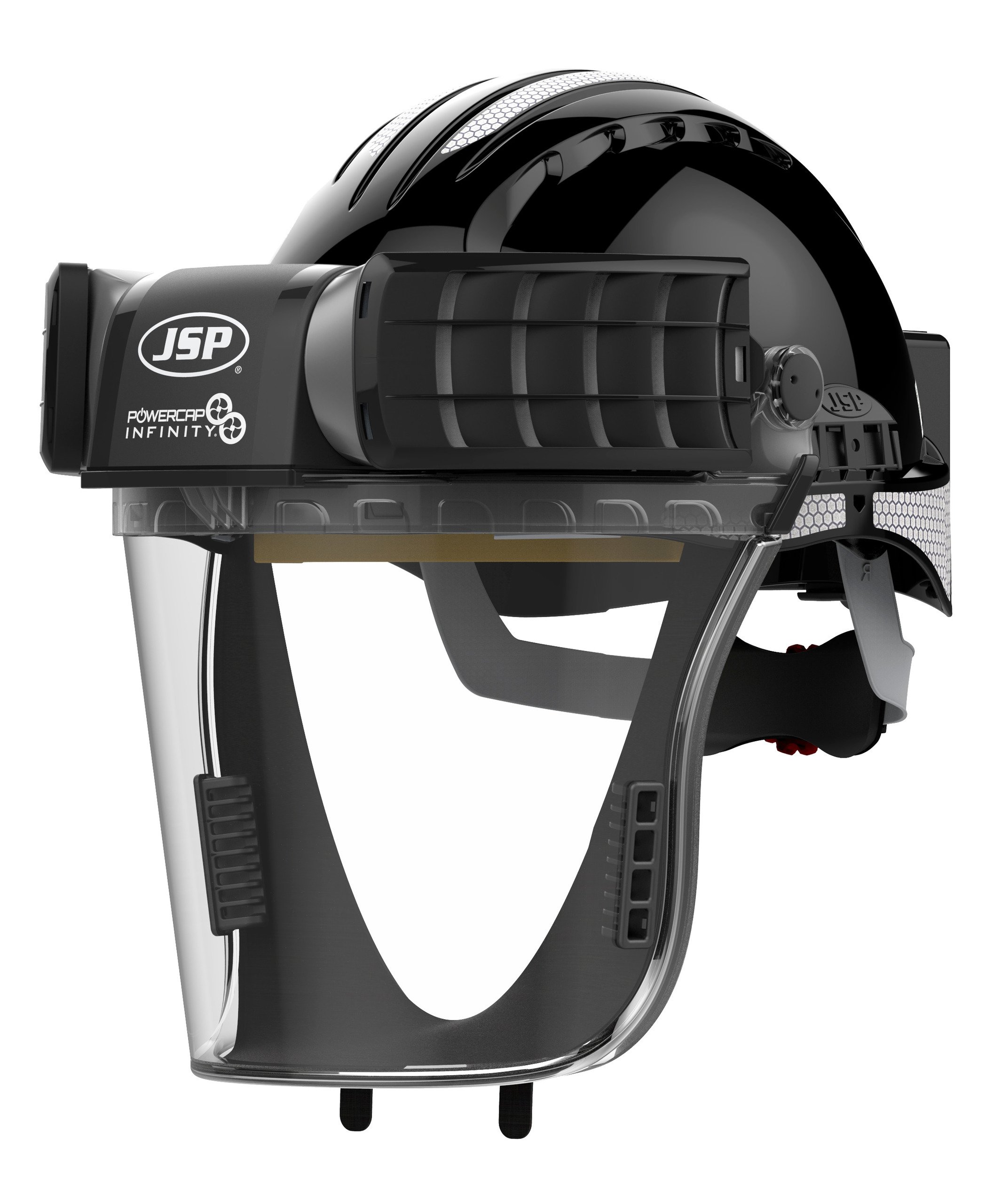 JSP PowerCap Infinity Casque à filtre soufflant
