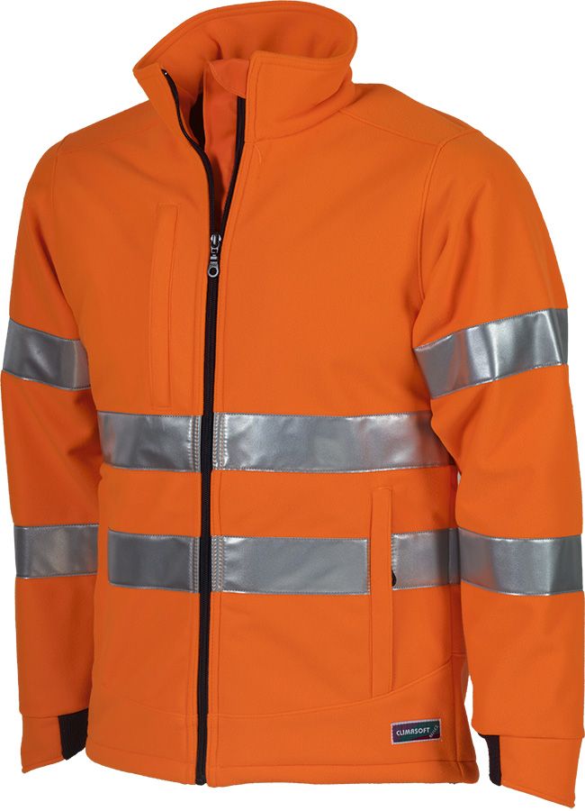 Climasoft Reflex Warnschutzjacke leuchtorange/grau Gr. 