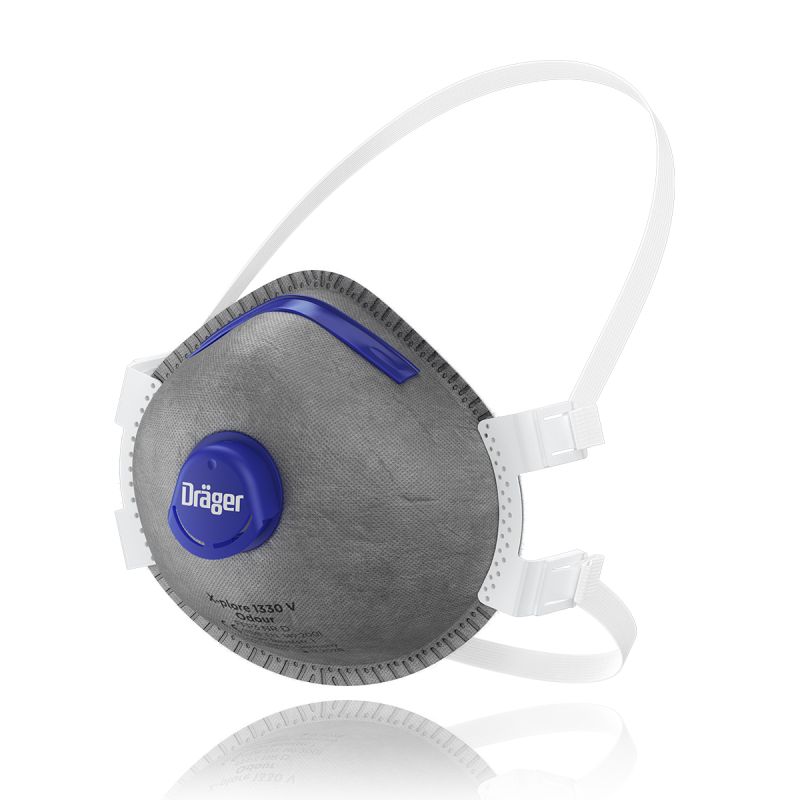 Dräger X-plore 1330 V FFP3 Odour Masque de protection respiratoire Dräger X-plore 1330 V FFP3 Odour Masque de protection respiratoire