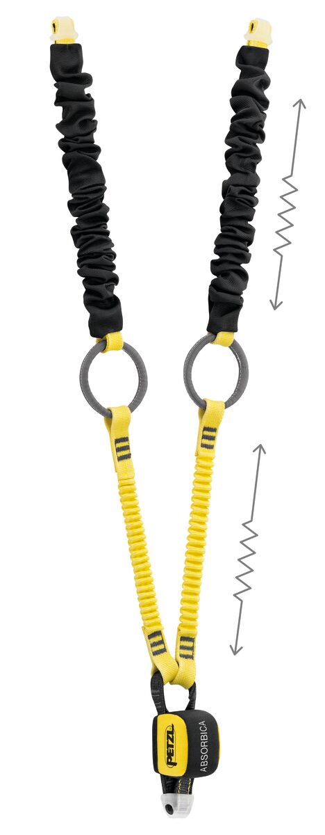 Petzl Absorbica-Y Amortisseur de chute Tie-Back 150 cm Petzl Absorbica-Y Amortisseur de chute Tie-Back 150 cm