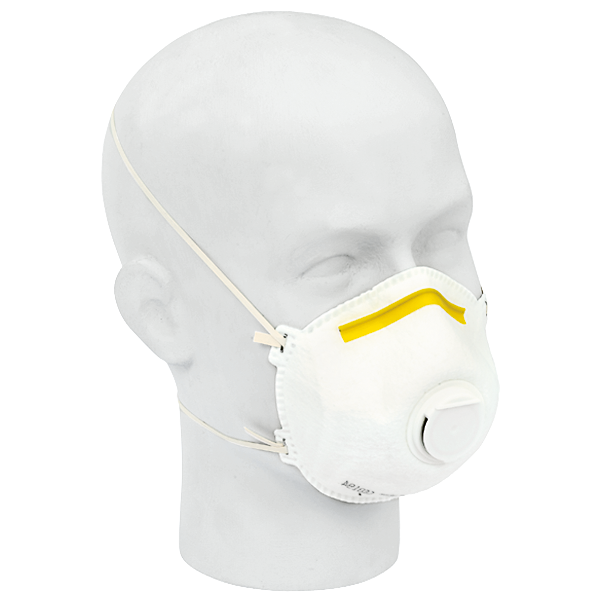 Masque antiparticules jetable 5186 FFP1 avec valve d'expiration / boîte de 20 pièces