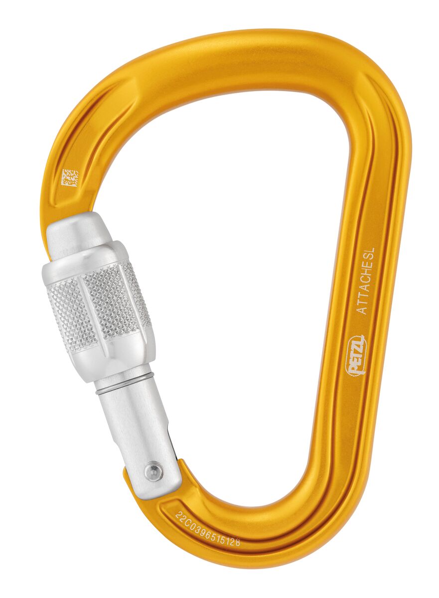Petzl Attache Mousqueton SL jaune Petzl Attache Mousqueton SL jaune