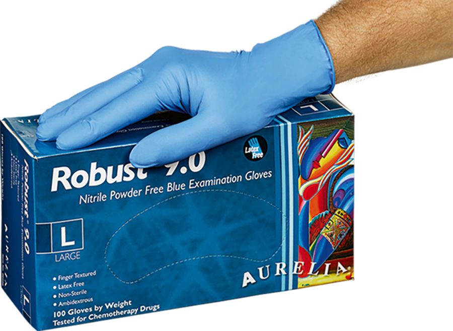 Aurelia Robust 9.0 Gants jetables Taille  Aurelia Robust 9.0 Gants jetables Taille