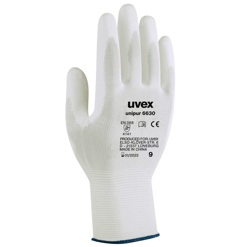 Gant de protection uvex unipur 6630 blanc Gr.11