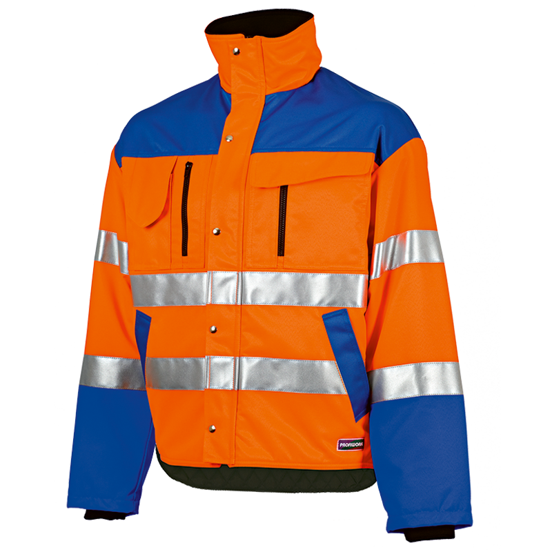 Vestes de sécurité d‘hiver PROFIWORK INVERNO orange vif/bleue Gr.XL
